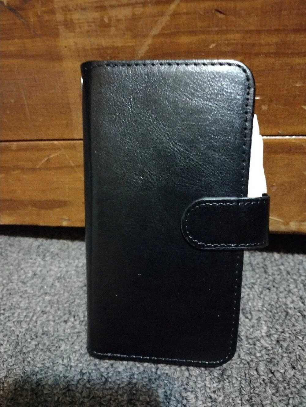 Apple iPhone 6 Or 6S Or Similar Phone Black Wallet 5.5